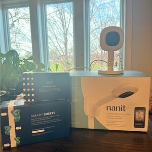 Nanit Pro Baby Monitor with Smart Sheets and Breathing Band